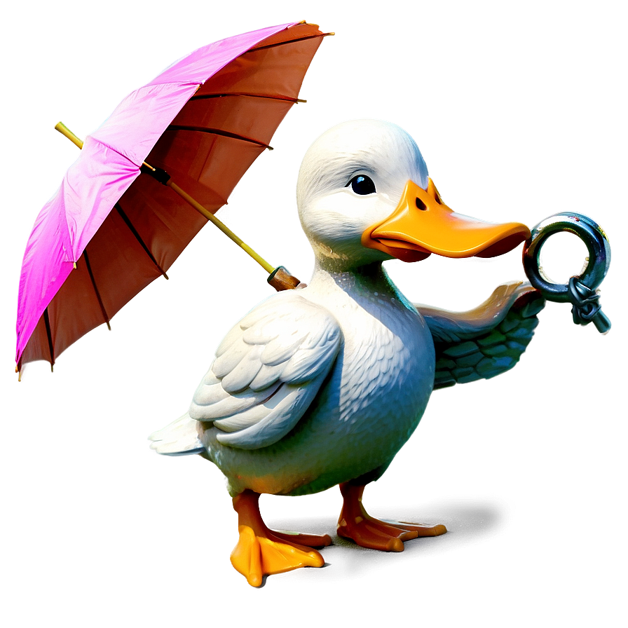 Duck With Umbrella Png 61 PNG Image