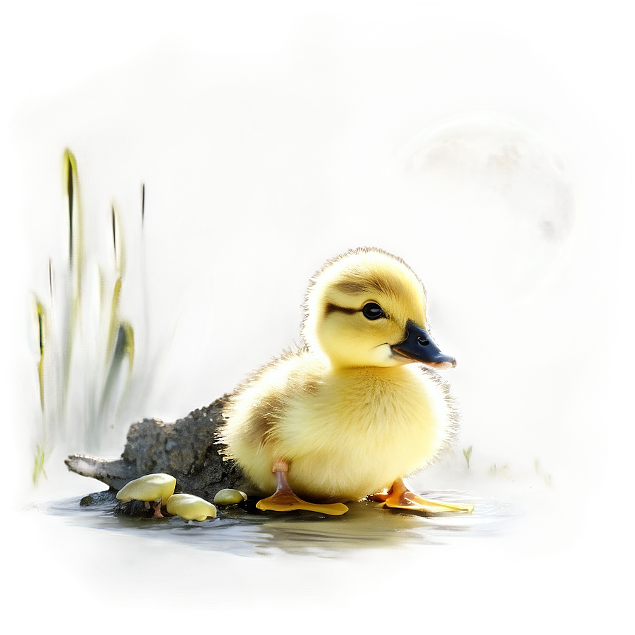 Duckling At Night Png Sel59 PNG Image