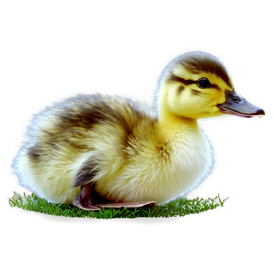 Duckling In Grass Png 06202024 PNG Image