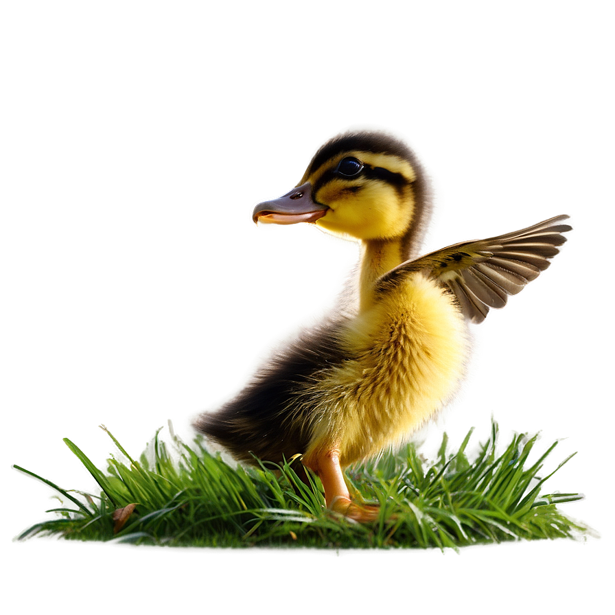 Duckling In Grass Png Kac11 PNG Image