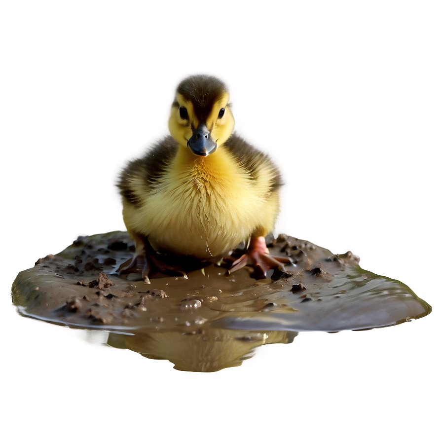 Duckling In Mud Png 54 PNG Image