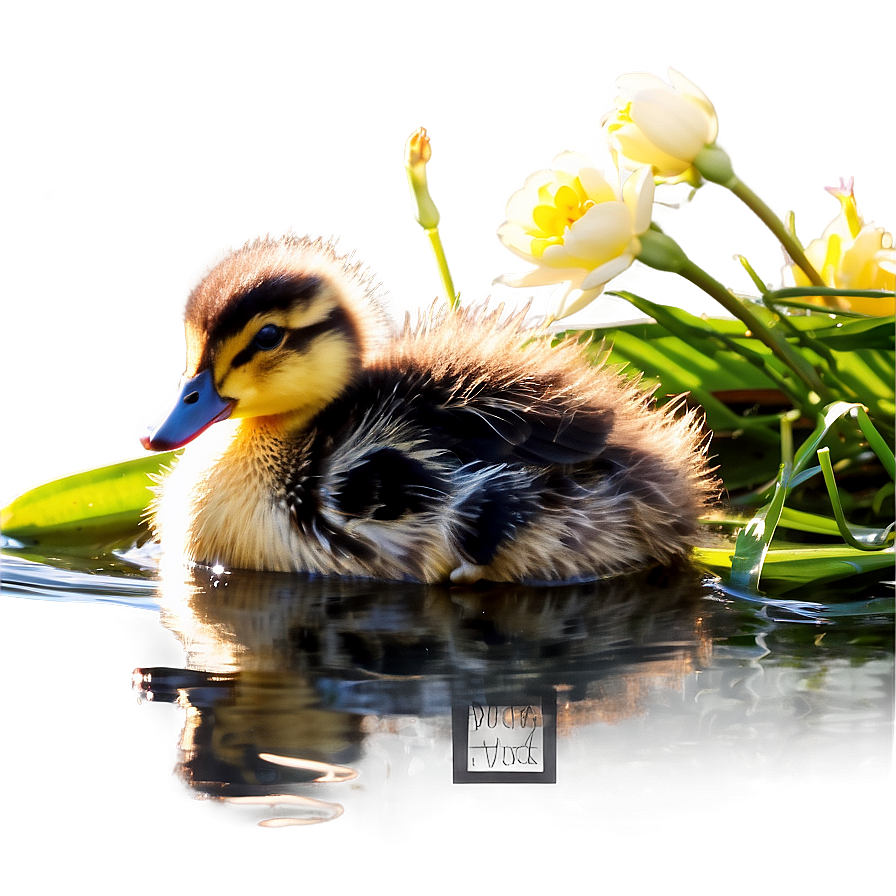 Duckling In Sunshine Png Dlt PNG Image