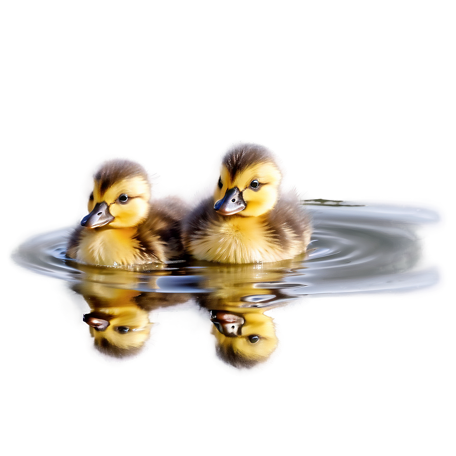 Duckling Reflection Png Ene3 PNG Image