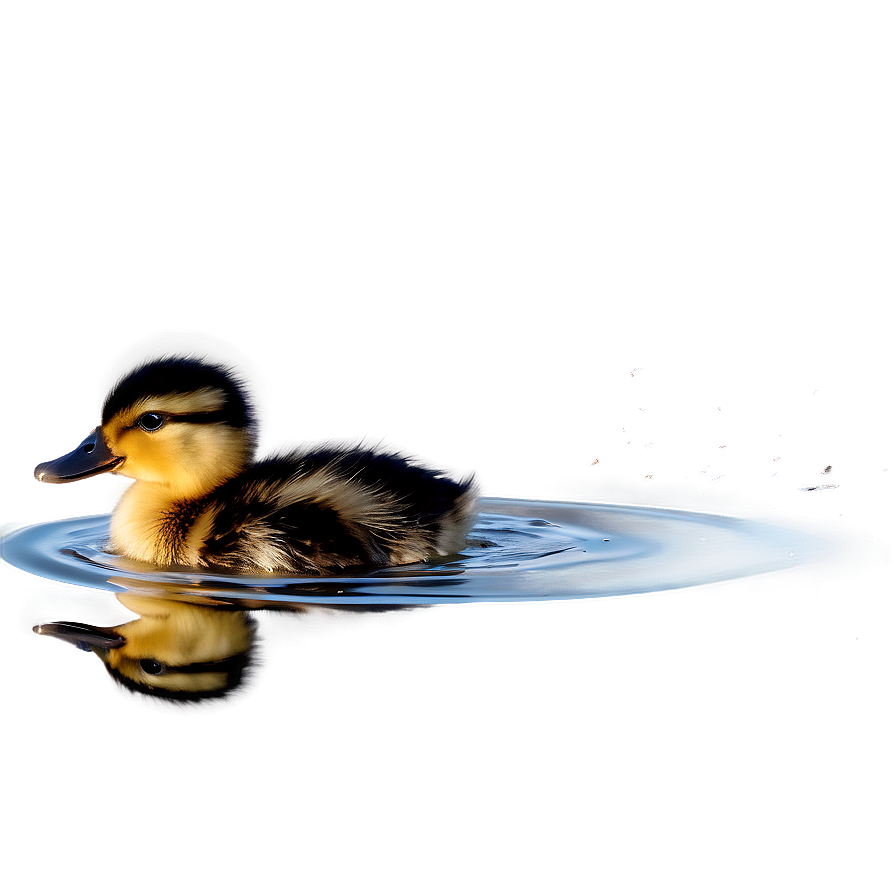 Duckling Swimming Png Edl59 PNG Image