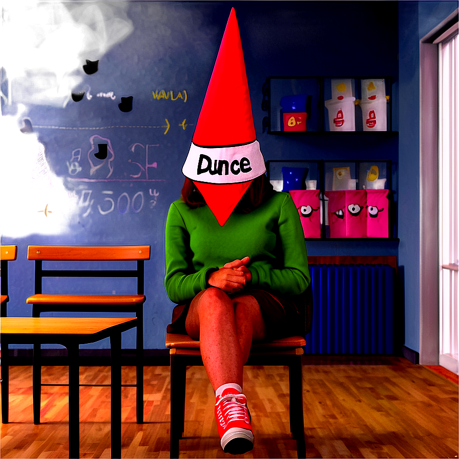 Dunce Cap In Classroom Png 27 PNG Image