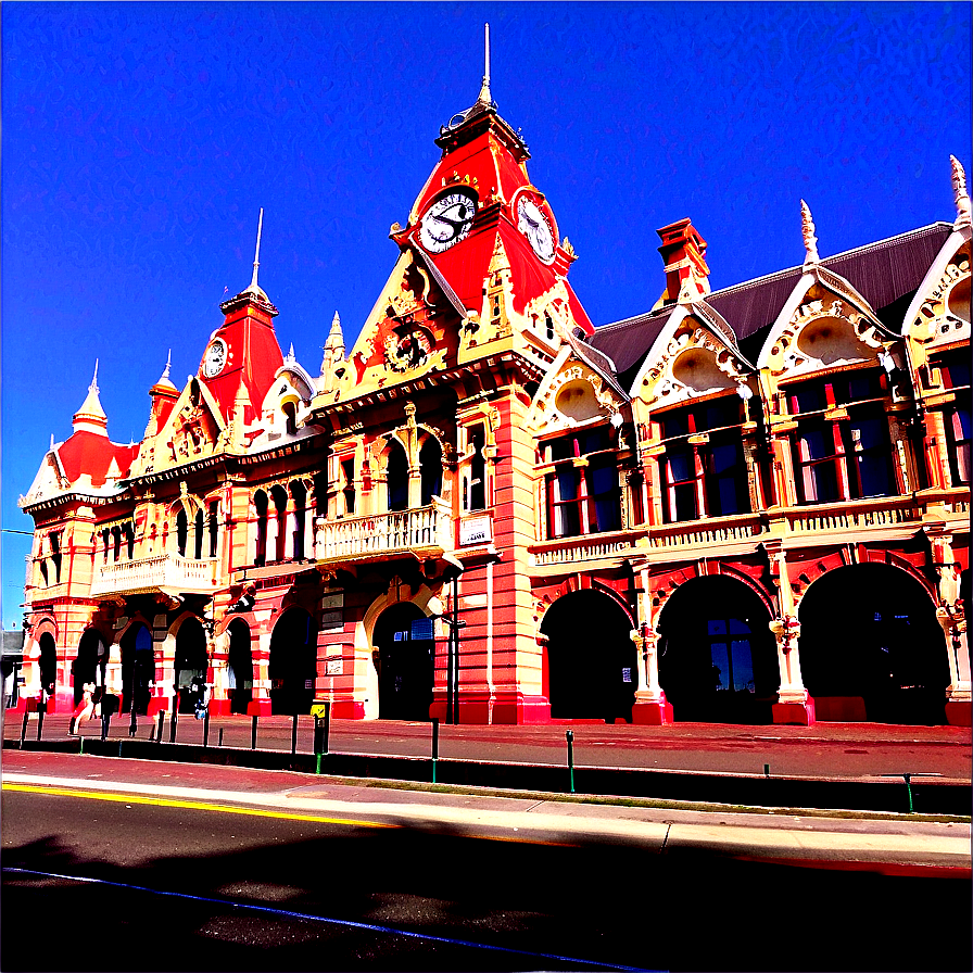 Dunedin Railway Station Png Pcj51 PNG Image