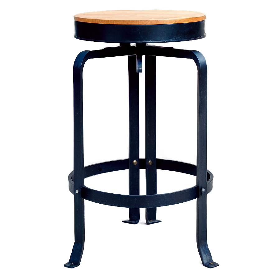 Durable Iron Barstool Png Qax32 PNG Image