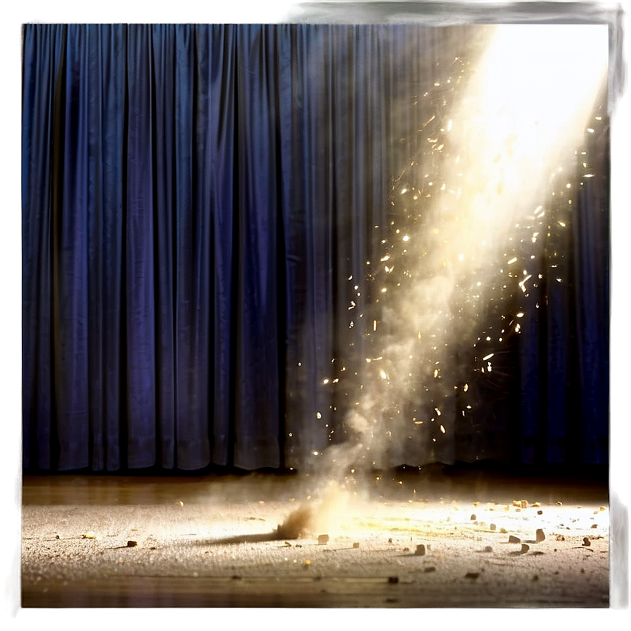 Dust Particles In Spotlight On Stage Png 06122024 PNG Image