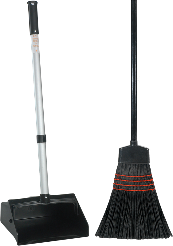 Dustpanand Broom Set PNG Image