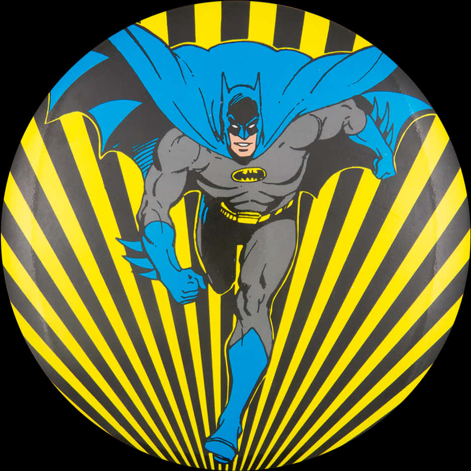 Dynamic Batman Illustration PNG Image