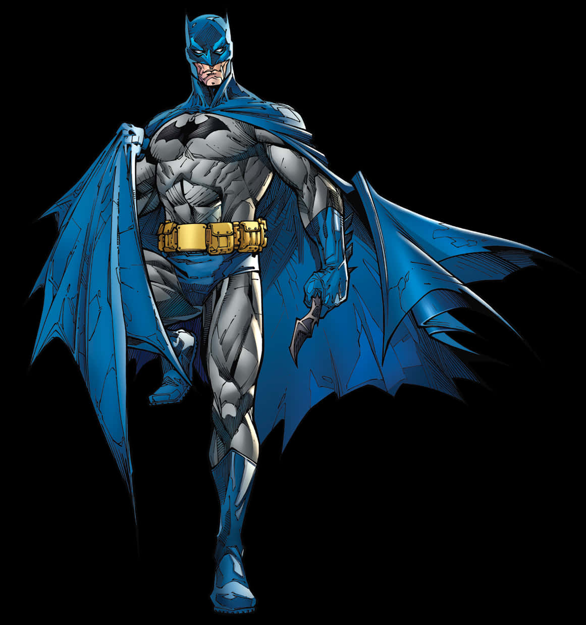 Dynamic Batman Pose PNG Image