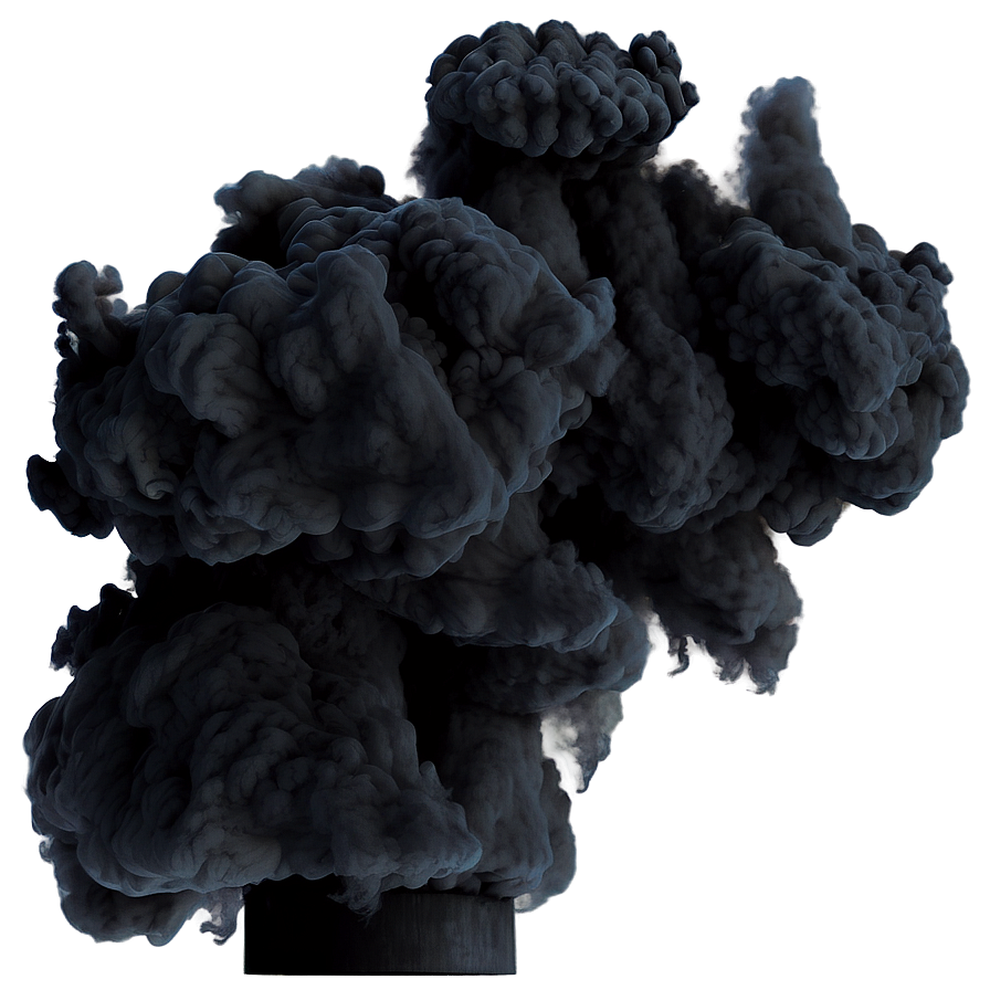 Dynamic Black Smoke Png Kcc54 PNG Image