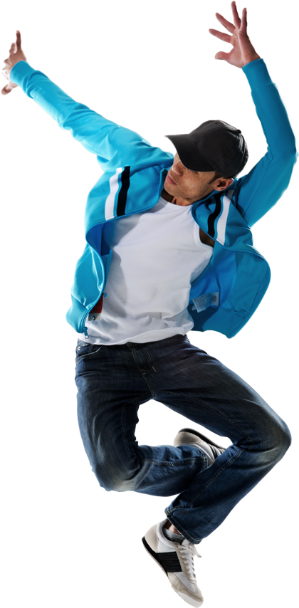 Dynamic Breakdancerin Action PNG Image