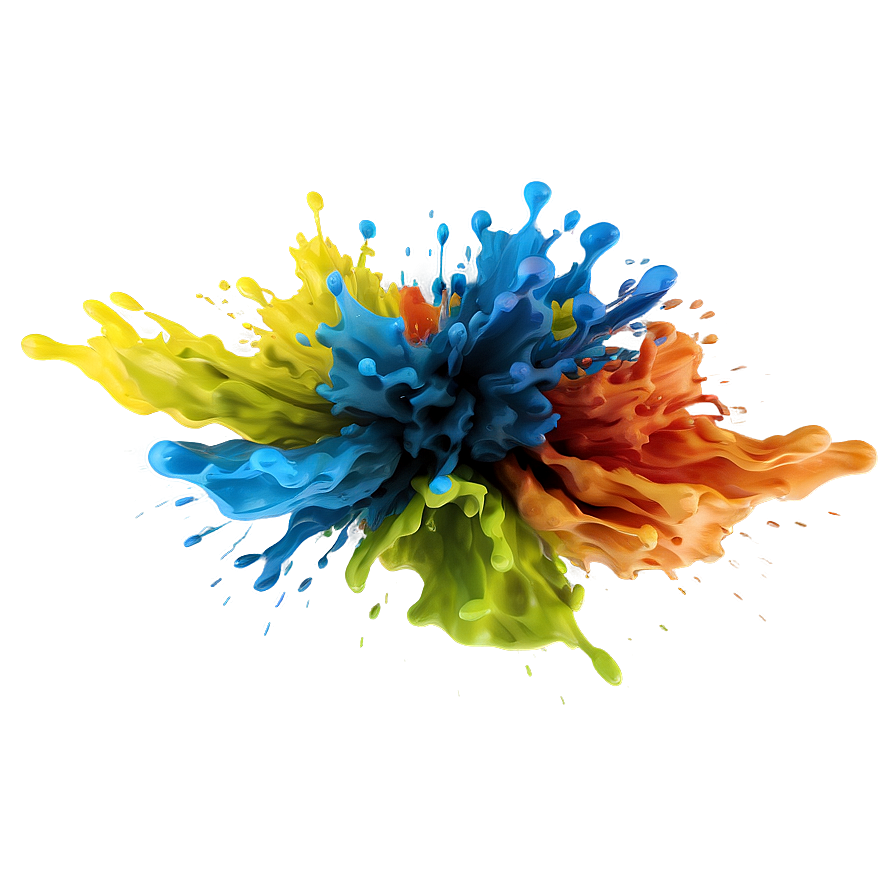 Dynamic Color Splash Png 15 PNG Image