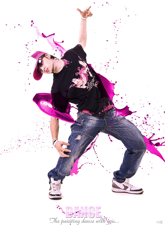 Dynamic Dance Move Logo PNG Image