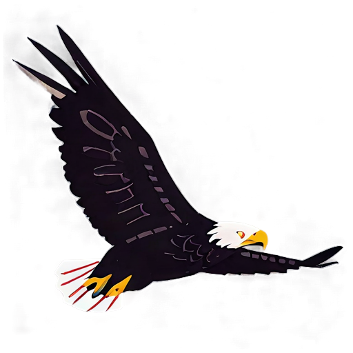 Dynamic Eagle In Attack Mode Png A PNG Image