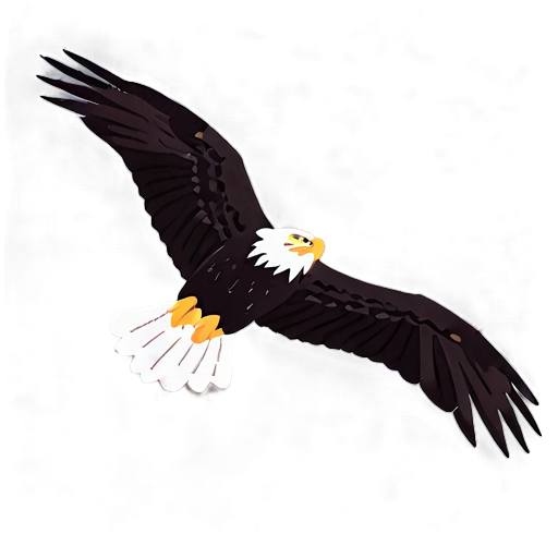 Dynamic Eagle In Attack Mode Png B PNG Image