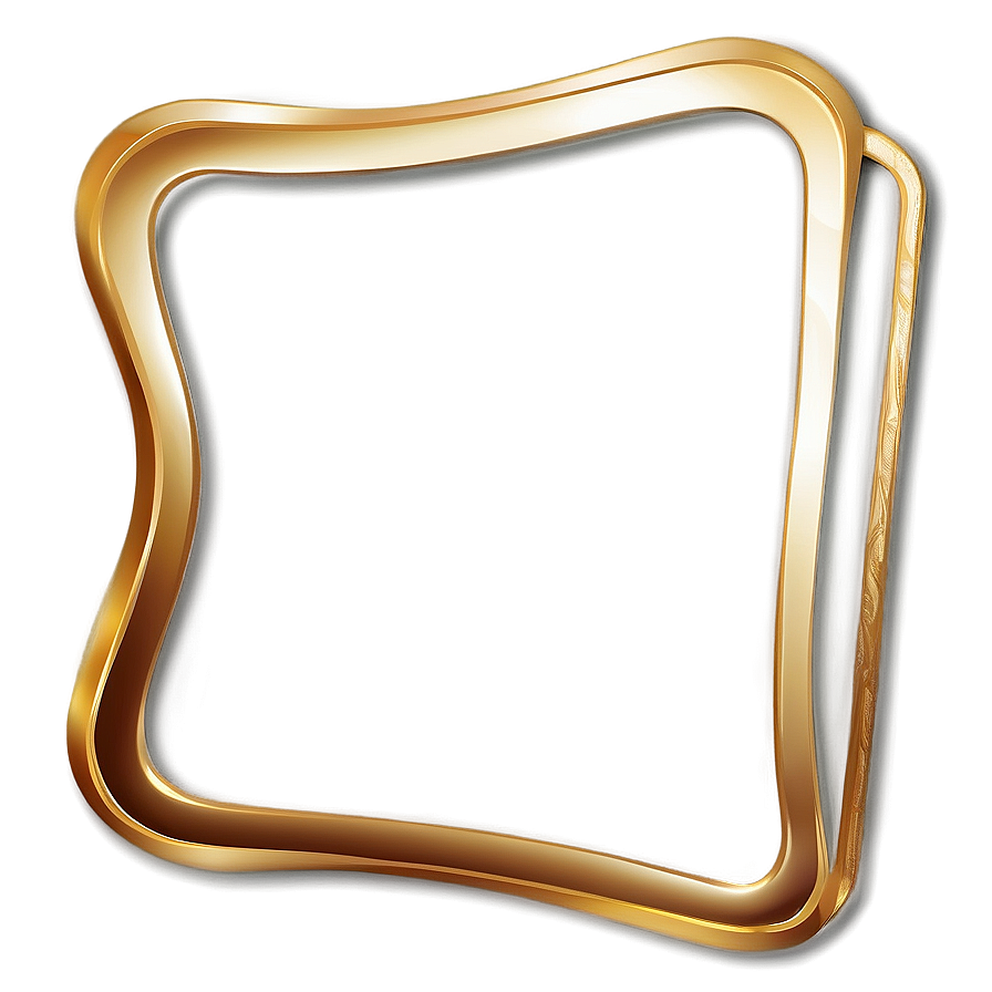 Dynamic Gold Border Png Vla58 PNG Image