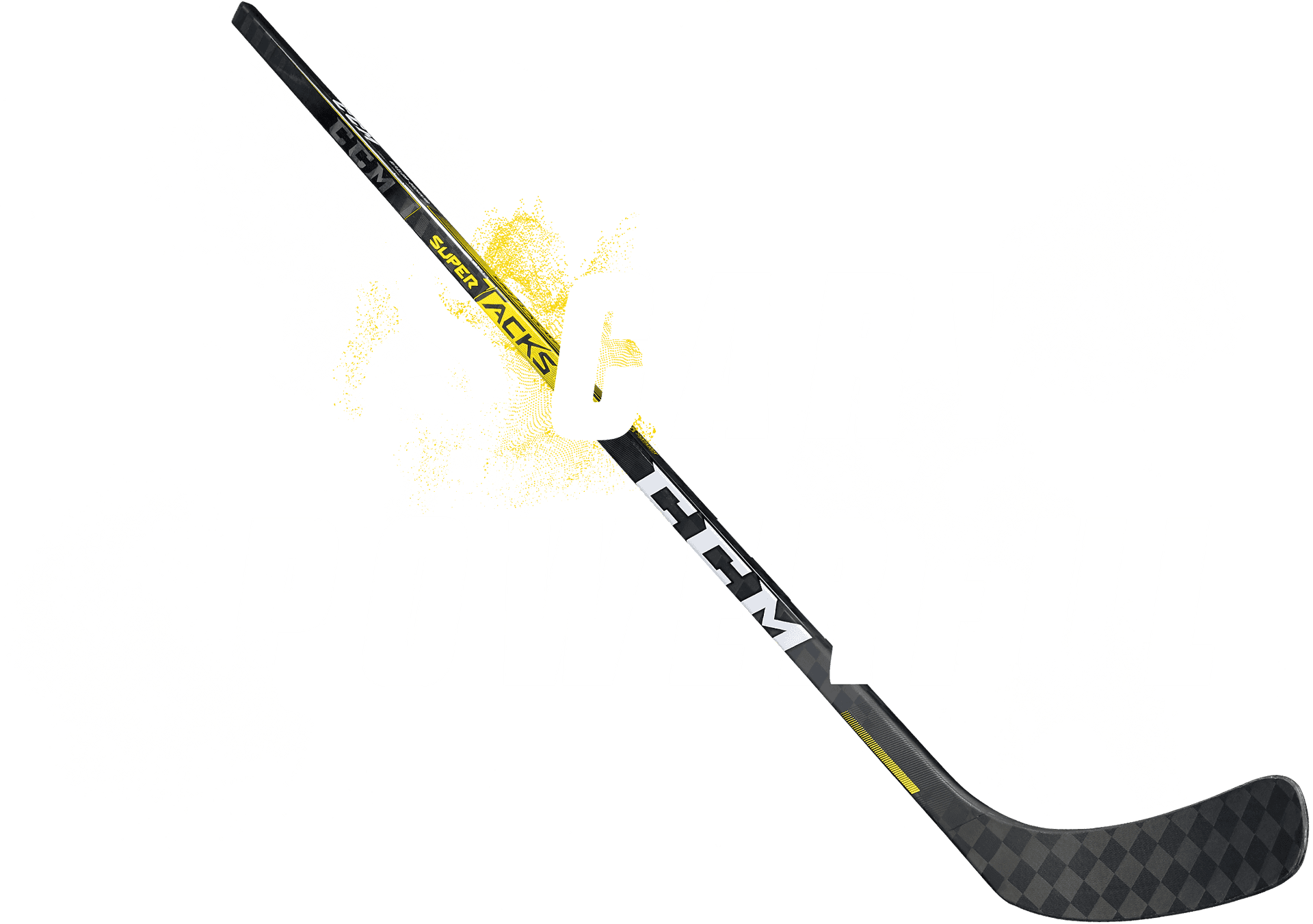 Dynamic Hockey Stick Power Illustration PNG Image