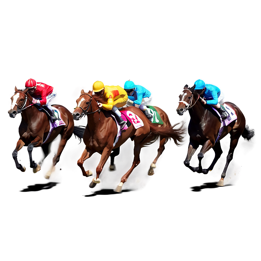 Dynamic Horse Racing Png Rwa70 PNG Image