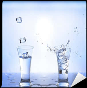 Dynamic Ice Cube Splashin Glasses.jpg PNG Image