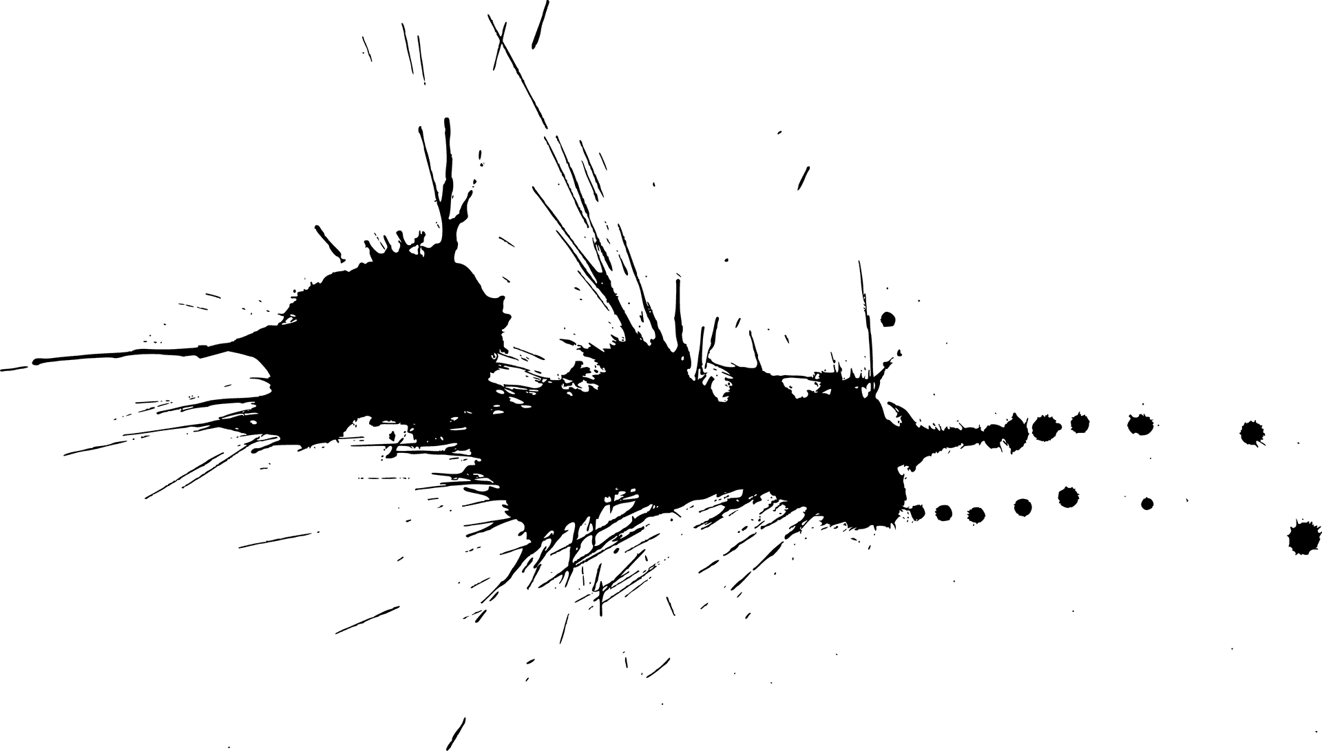 Dynamic Ink Splatter Texture PNG Image