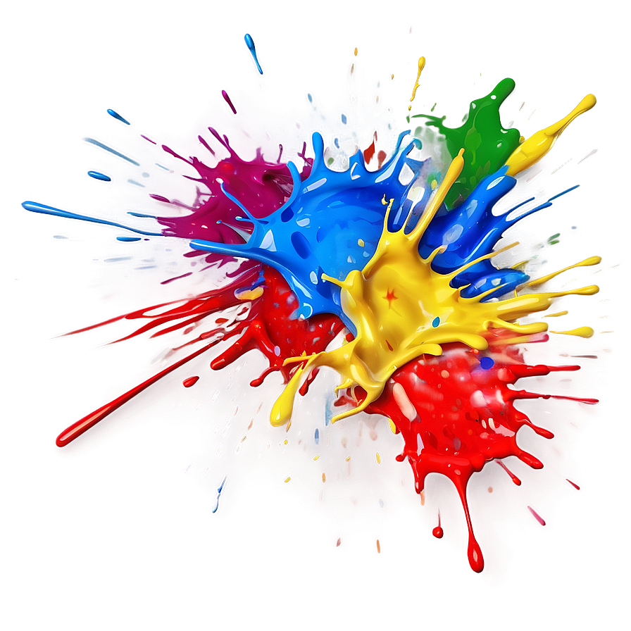 Dynamic Paint Splash Png Oek PNG Image