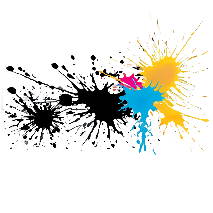 Dynamic Paint Splatter Png Lmj PNG Image