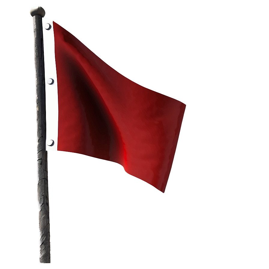 Dynamic Red Flag Render Png Bax89 PNG Image