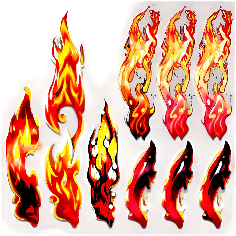 Dynamic Red Flame Png Jor PNG Image