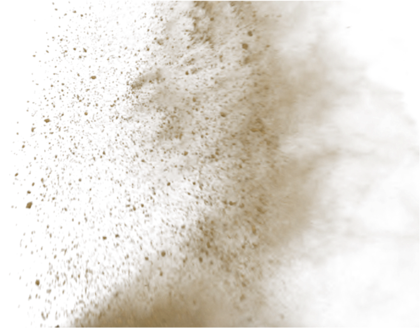 Dynamic Sandstorm Dispersion PNG Image