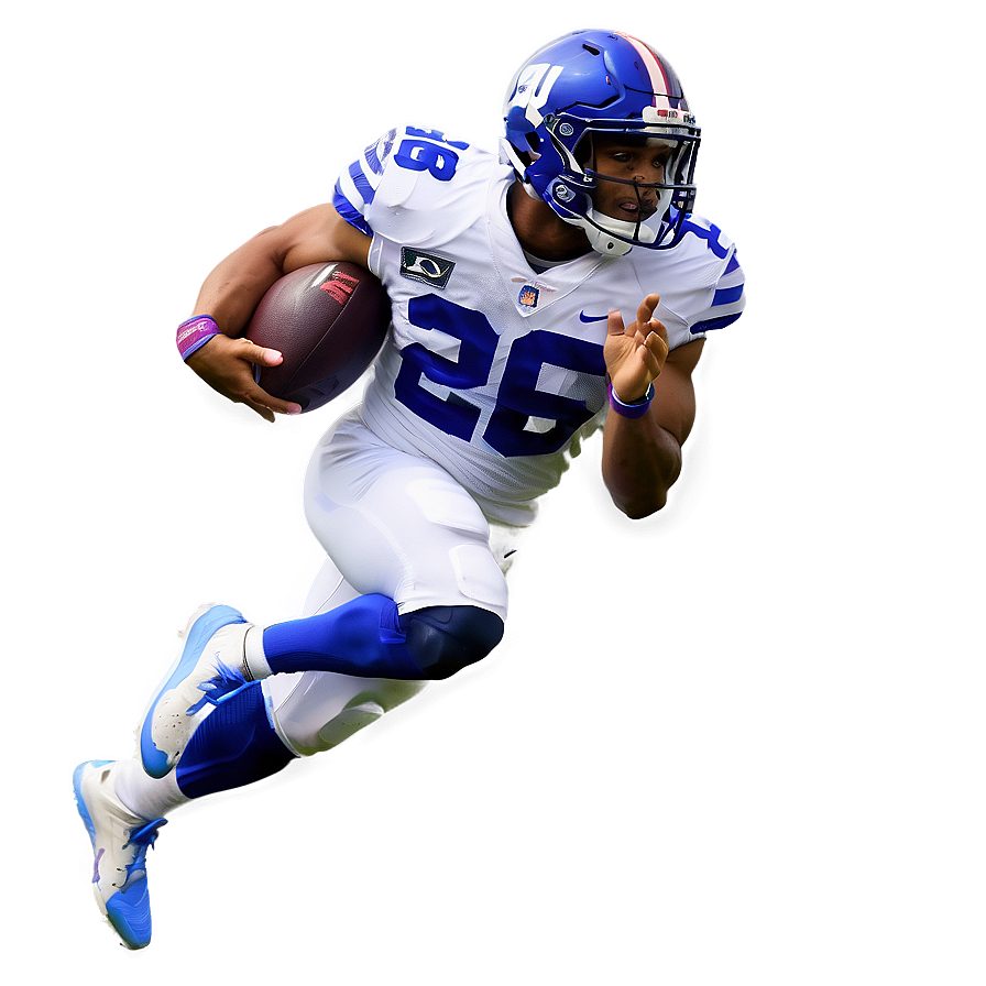 Dynamic Saquon Barkley Running Png Ovw26 PNG Image