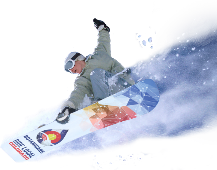 Dynamic Snowboarder Action Shot.png PNG Image