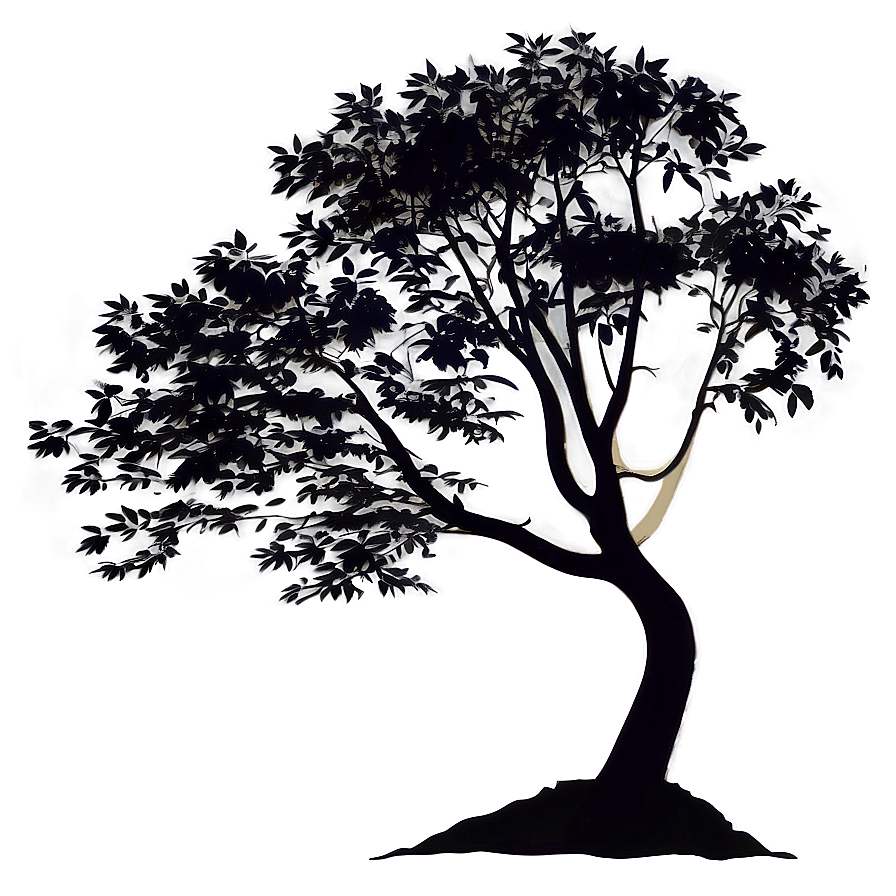 Dynamic Tree Silhouette Png 63 PNG Image