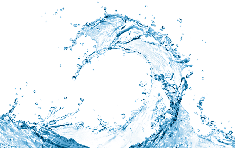 Dynamic Water Splash Wave PNG Image