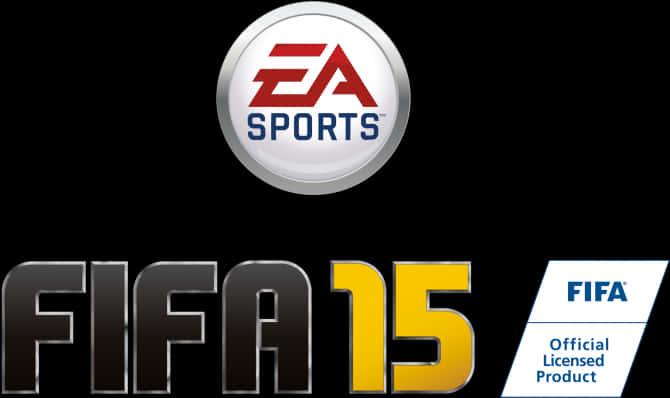 E A Sports F I F A15 Official Licensed Product Logo PNG Image