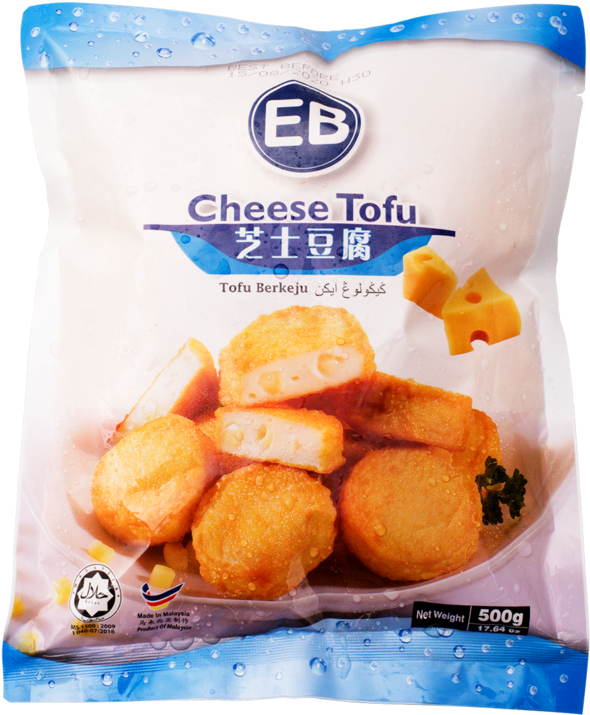 E B Cheese Tofu Package500g PNG Image