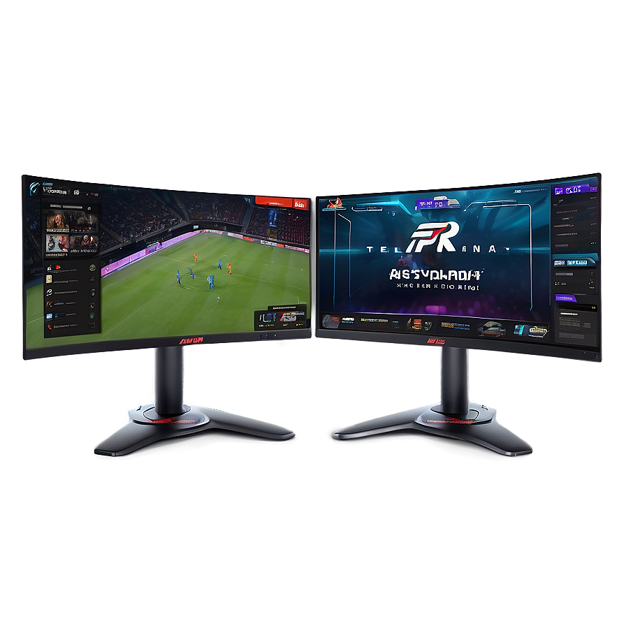 E-sports Gaming Monitor Png Hfy PNG Image