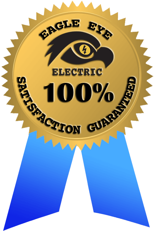 Eagle Eye Electric Satisfaction Guarantee Badge PNG Image