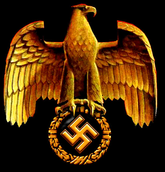 Eagle - German Imperial Eagle With Swastika, Hd Png Download PNG Image