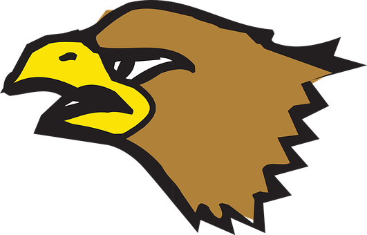 Eagle Head Graphic Art PNG Image