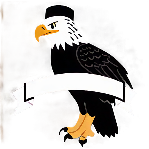 Eagle With Banner Tattoo Design Png D PNG Image