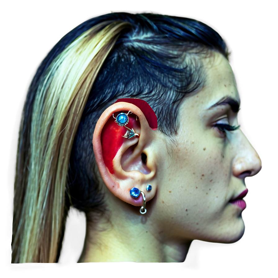 Ear Piercing Placement Guide Png 30 PNG Image