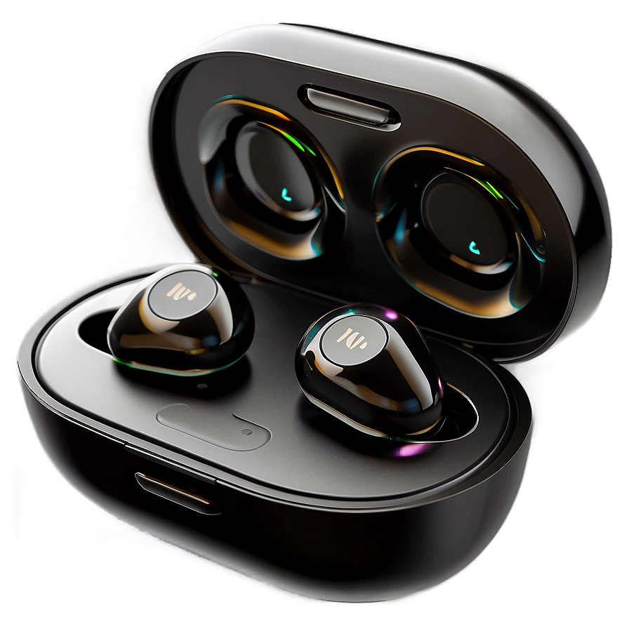 Earbuds With Charging Case Png 7 PNG Image