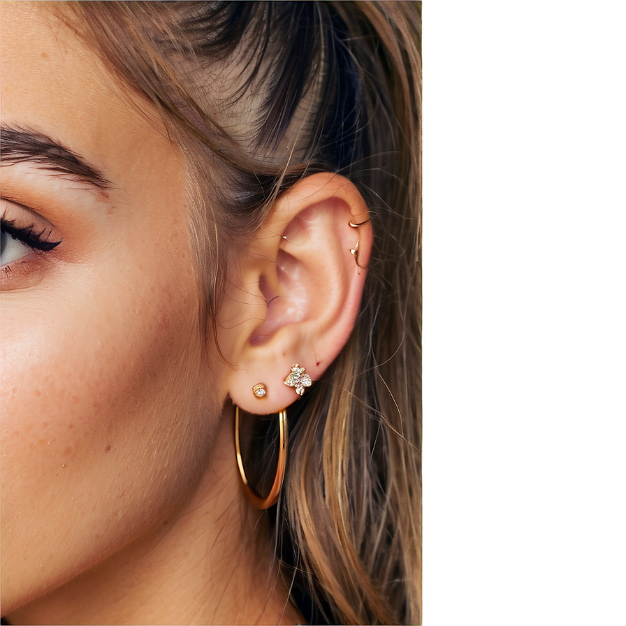 Earlobe Piercing Inspiration Png Vqk19 PNG Image