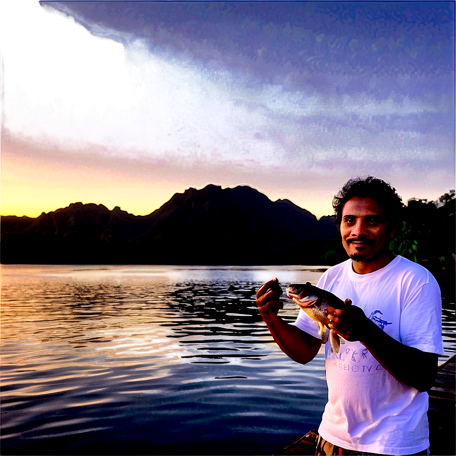 Early Morning Gone Fishing Png Xqh PNG Image