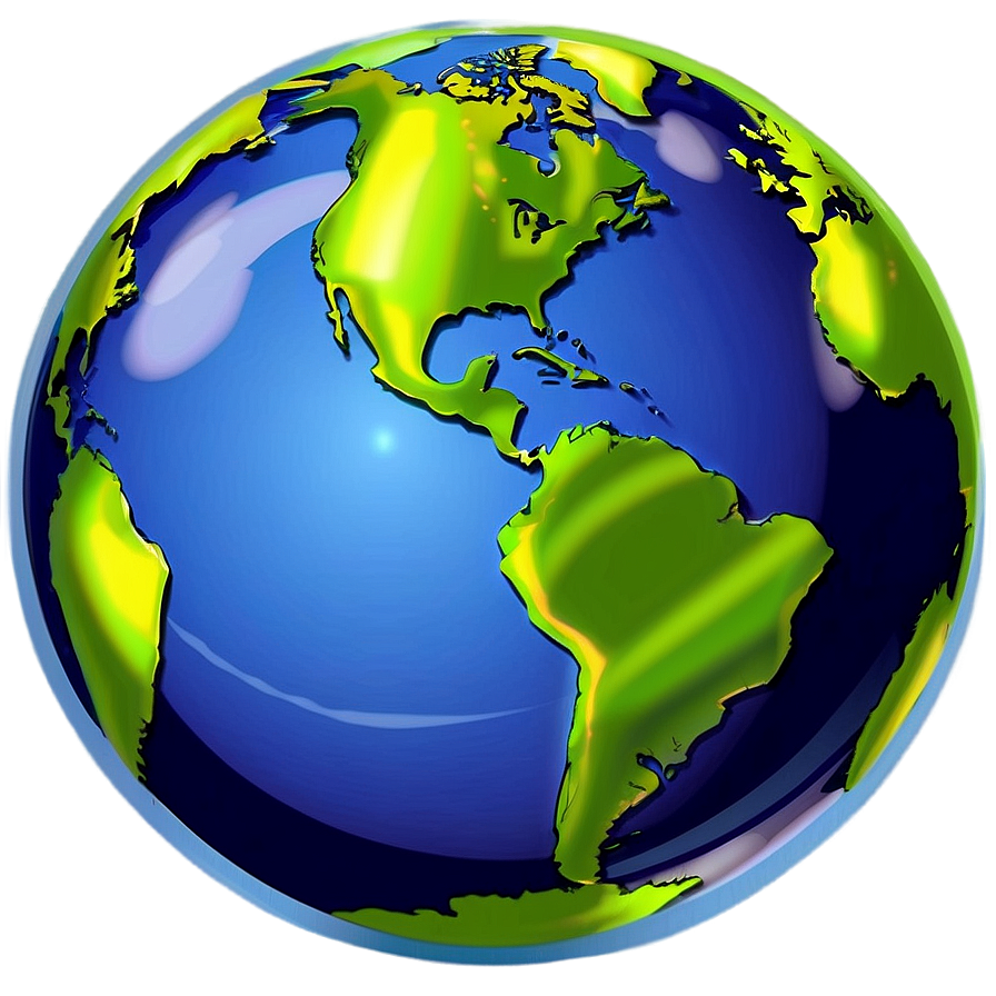 Earth In School Cartoon Png Lql31 PNG Image