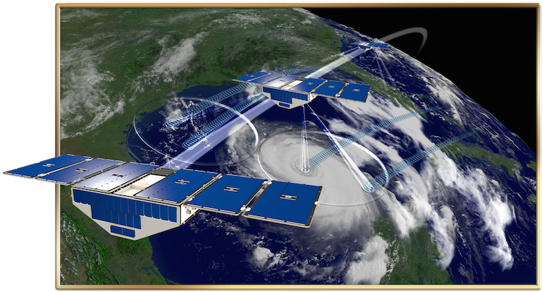 Earth Orbiting Satellite Illustration PNG Image