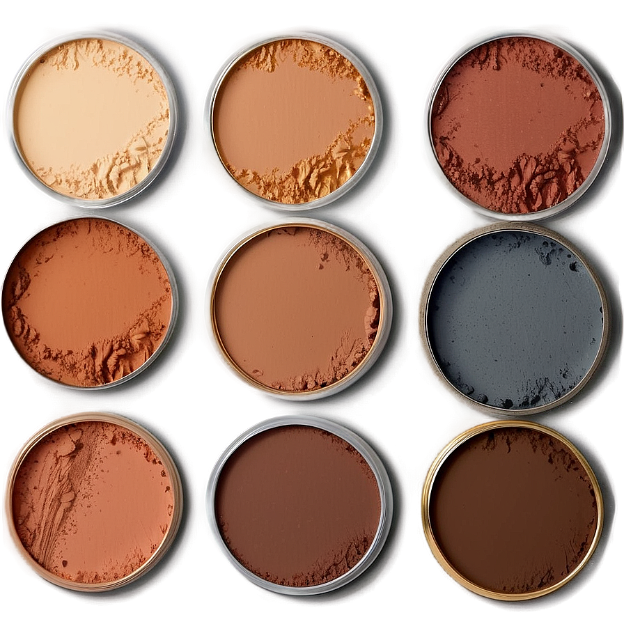 Earth Tones Makeup Palette Png 8 PNG Image