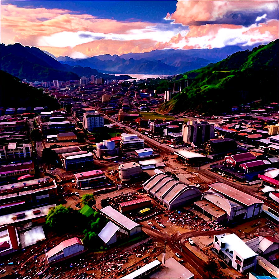 Earthquake Hit City Png Wyq PNG Image